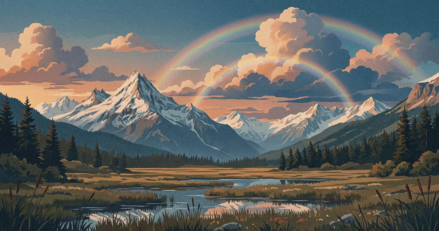 Regenbogen erklärt: Wie Licht und Regentropfen Farben erzeugen