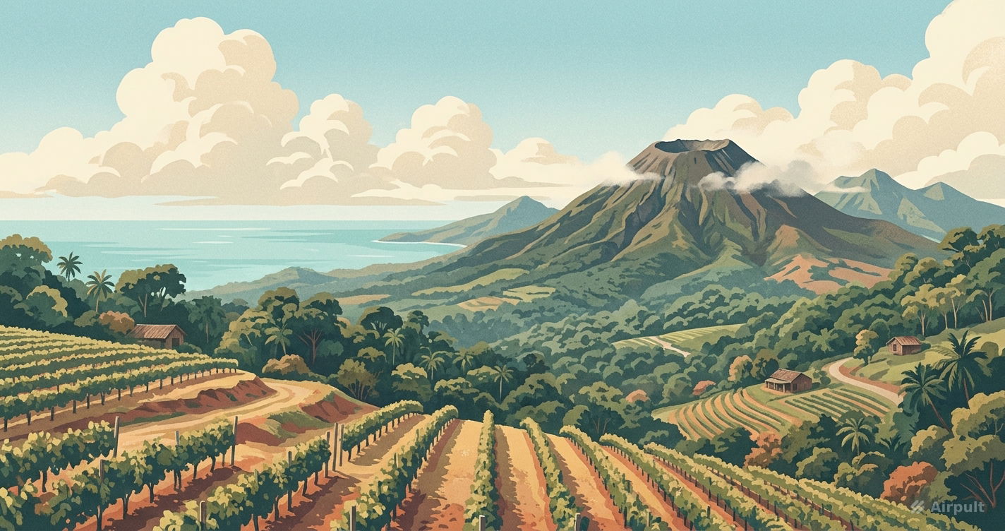 Martinique landscape