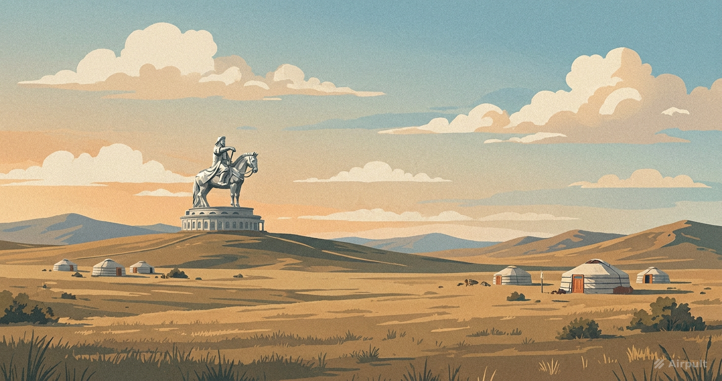 Mongolia landscape