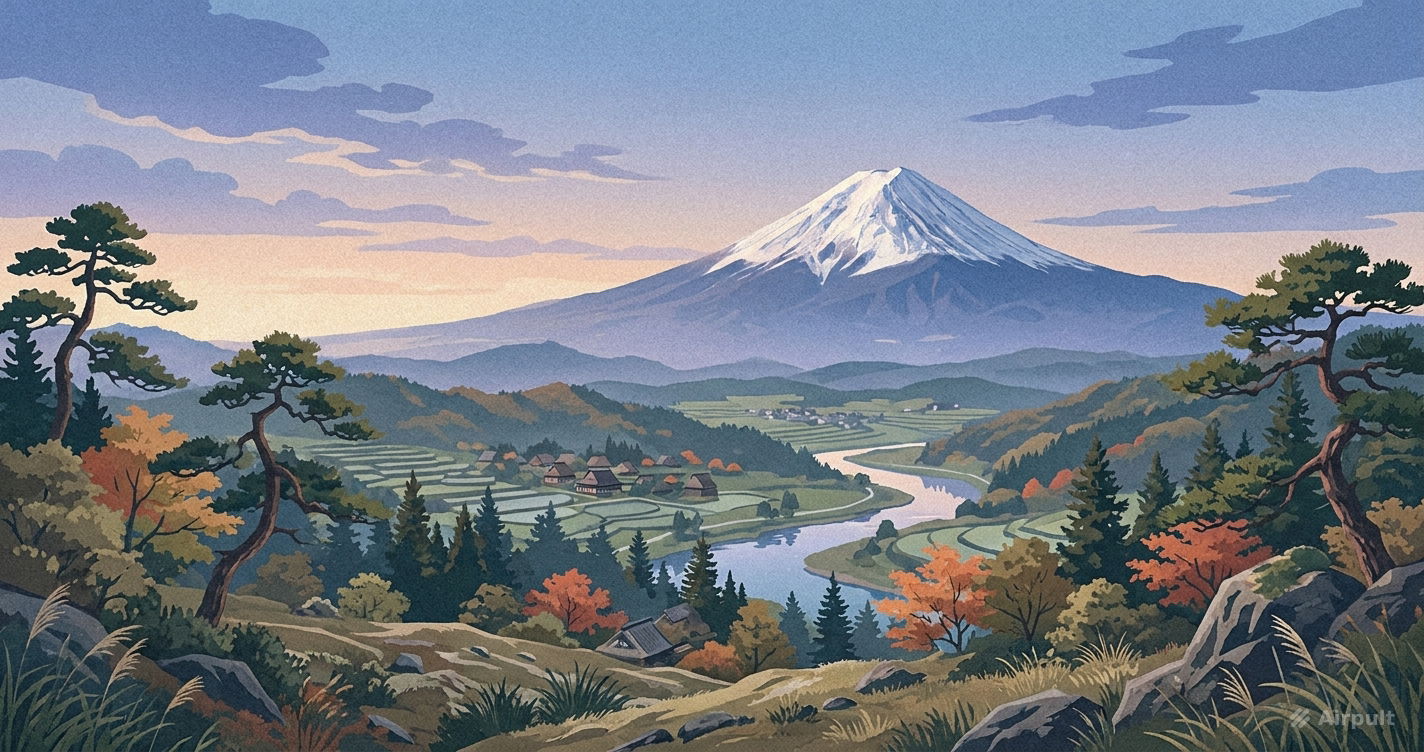 Japan landscape