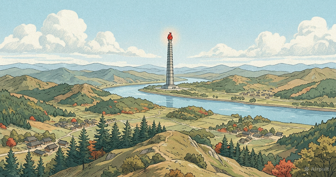 North Korea landscape