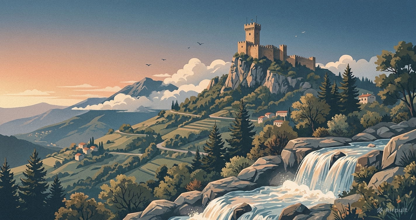 San Marino landscape