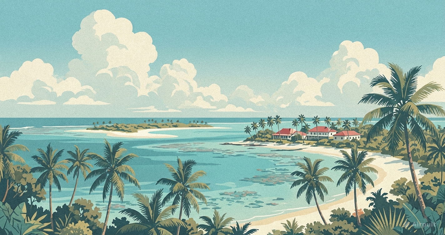 Cocos Islands landscape