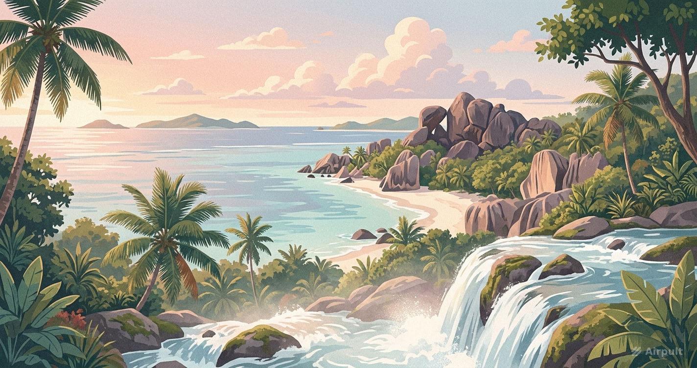 Seychelles landscape